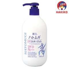Sữa Dưỡng Thể Chống Nắng Hatomugi 250ml, 400ml Nhật Bản