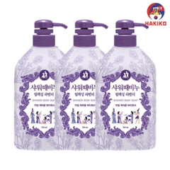 Sữa Tắm Tẩy Da Chết Mukunghwa Hàn Quốc Hương Hoa Lavender 700Ml  라벤더 샤워때비누
