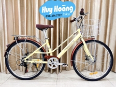 Xe đạp Califonia Modeltime  Khung nhôm 6 số Shimano