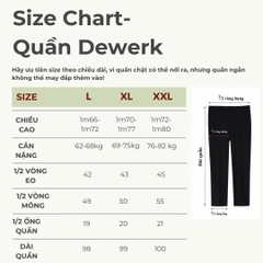 Quần Dài Workwear Vận Động DEWERK