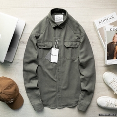 Áo sơ mi kaki túi hộp BTM 2838