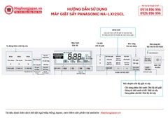 Máy giặt sấy Cao Cấp Panasonic NA-LX125CL-W | Nội địa Nhật Bản