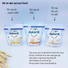 Bột Ăn dặm Aptamil(4_6+ ) Vị Gạo Ngô Chuối