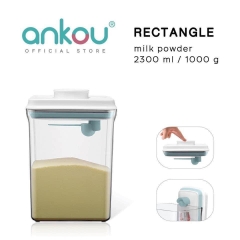Hộp Trữ Sữa  Ankou 2,3 L ( Nâu Trắng  )AK_0401