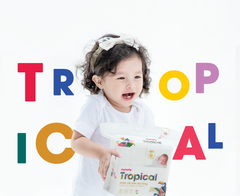 Khăn vải Khô Đa Năng  Mamamy Tropical 160 Tờ