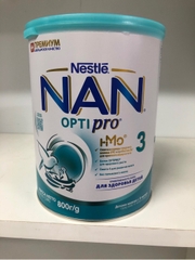 Sản phẩm dinh dưỡng NAN 3 Optipro, cho trẻ từ 12-18 tháng tuổi, hộp 800g