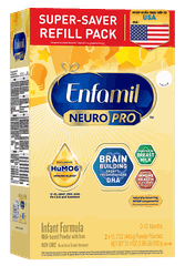 Sữa Enfamil NeuroPro Infant Formula 890g (0-12 tháng) ( Hộp Giấy màu Vàng)