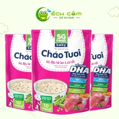 Cháo tươi baby ( bò _ đậu hà lan _ cà rốt)