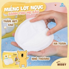 lót thấm sữa moby