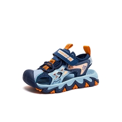 Giày Sandal trẻ em Fandy Kids Quai dán Eva Xanh Cam AU7871