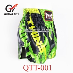 QUẦN MUAY THAI TWINS – CANDY XANH ( QTT-001)