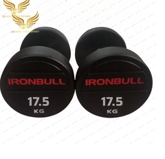 Tạ tay thép bọc cao su Ironbull IR04 nhập khẩu chính hãng 17.5kg