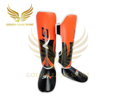 Giáp võ thuật Bảo vệ ống chân liền mu bàn chân Muay Kickboxing BN Fight chính hãng