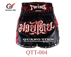 QUẦN MUAY THAI TWINS SKULL – ĐEN (QTT-004)