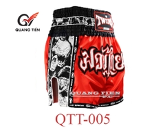 QUẦN MUAY THAI TWINS SKULL – ĐỎ (QTT-005)