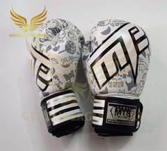 Găng tay boxing mini màu trắng cho trẻ em MTB 6oz 5.0