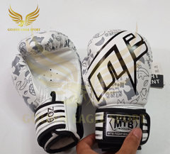 Găng tay boxing mini màu trắng cho trẻ em MTB 6oz 5.0