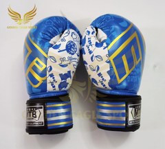 Găng tay boxing mini màu xanh cho trẻ em MTB 6oz 5.0