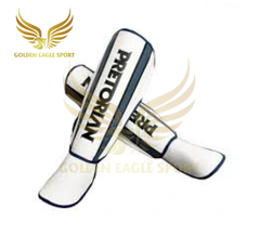 Giáp võ thuật bảo vệ ống chân  liền mu chân Pretorian đen trắng chính hãng