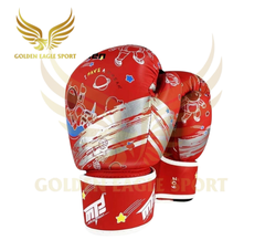 Găng tay boxing mini màu đỏ MTB trẻ em 6oz 6.0 new cá tính new 2025