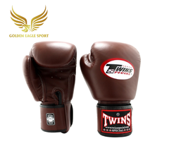 Găng Tay Boxing Twins – Nâu Đen