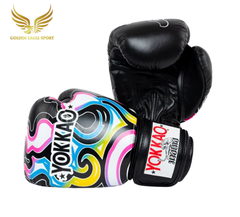 Găng Boxing YOKKAO FYGL-84-1 Flames – Black