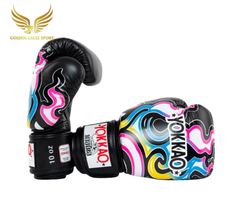 Găng Boxing YOKKAO FYGL-84-1 Flames – Black