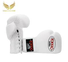 Găng Boxing YOKKAO Matrix Lace Up Buộc Dây – White