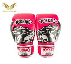 Găng Boxing YOKKAO Original – Pink Boxing Gloves Silver