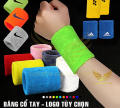 Băng Cổ Tay Nike,Adidas,Yonex Thấm Mồ Hôi Bảo Vệ Cổ Tay Khi Chơi Bóng Đá, Bóng Rổ, Cầu Lông, Tennis, Tập Gym, Chạy Bộ,võ thuật (Giá 1 chiếc)