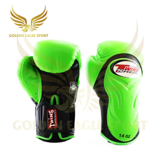 GĂNG TAY BOXING TWINS EXTRA DESIGN BGVL6 – ĐEN XANH