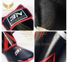 Giáp võ thuật Bảo vệ ống chân liền mu bàn chân Muay Kickboxing BN Fight chính hãng