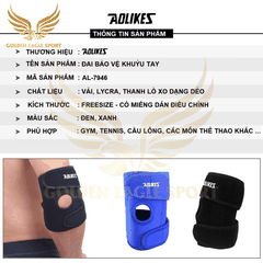 Đệm Bảo Vệ Khuỷu Tay Chính Hãng Aolikes 7946