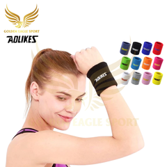 Băng Đô Đeo Cổ Tay Chặn Mồ Hôi , Chơi Thể Thao , Tập Gym , Tennis , Quần Vợt , Cầu Lông AOLIKES 0235 (giá 1 chiếc)
