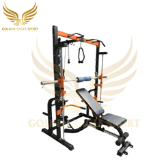 Bộ khung gánh tạ đa năng HQ-K8 Kèm ghế tạ