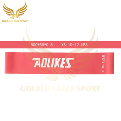 Dây Kháng Lực Mini Band, Bộ Dây Mini Band Cao Su Kháng Lực Tập Gym Chân Mông Aolikes