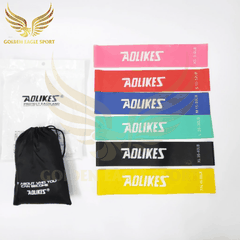Dây Kháng Lực Mini Band, Bộ Dây Mini Band Cao Su Kháng Lực Tập Gym Chân Mông Aolikes