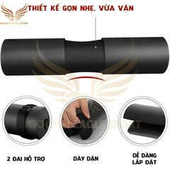 Đệm Mút Xốp Lót Thanh Đòn Tạ Hỗ Trợ Tập Gym , Squat , Hip Trust , Gánh Tạ