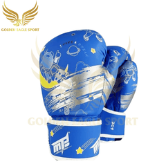 Găng tay boxing mini màu xanh MTB trẻ em 6oz 6.0 new cá tính new 2025