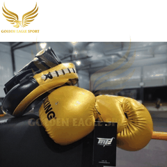 Găng tay Boxing MTB Max màu vàng đồng chính hãng siêu đẹp
