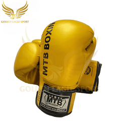 Găng tay Boxing MTB Max màu vàng đồng chính hãng siêu đẹp