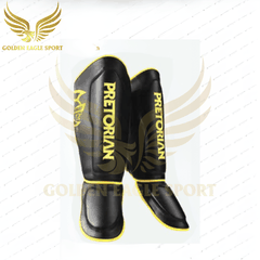 Giáp võ thuật bảo vệ ống chân  liền mu chân Pretorian đen trắng chính hãng