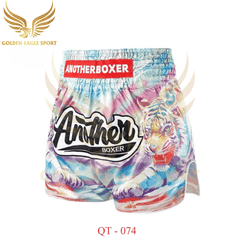 Quần Muay Thái Another Boxer Chính Hãng Muay Thai Short Chất Liệu Satin Cao Cấp | QT-074