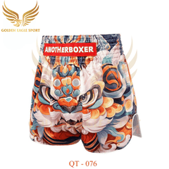 Quần Muay Thái Another Boxer Chính Hãng Muay Thai Short Chất Liệu Satin Cao Cấp | QT-076
