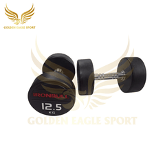 Tạ tay thép bọc cao su Ironbull IR04 nhập khẩu chính hãng 12.5kg