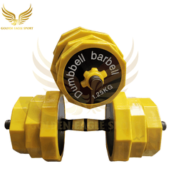 Tạ Tay + Tạ Đẩy kết hợp (2 in 1) chất liệu sắt- Loại 20-30-40KG ver1