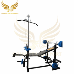 Ghế tập tạ đa năng Xuki đen có kéo xô 2021