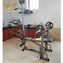 Ghế tập tạ đa năng Xuki đen có kéo xô 2021