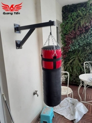 Giá treo bao cát 8 lỗ sắt siêu chắc kèm vòng bi sơn tĩnh điện QT210