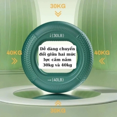 Vòng silicon tập cơ tay công thái học, cầm nắm luyện tập sức mạnh ngón tay phục hồi chức năng